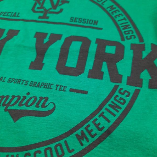 Футболка для хлопчика AKKU New York р.128 зелений 9164 