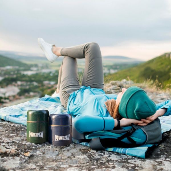 Термос 500 мл синий 9003 PowerPlay