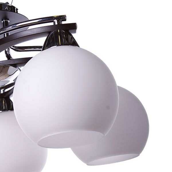 Люстра потолочная Victoria Lighting 5xE27 хром Sirius/PL5 