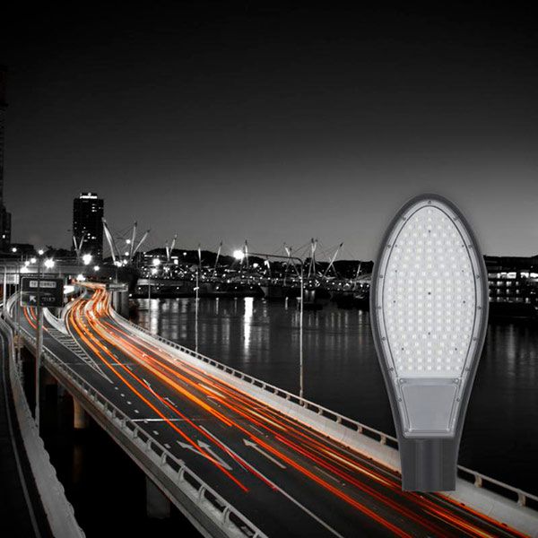 Світильник консольний LightMaster LED 100 Вт чорно-сірий AL607 100W