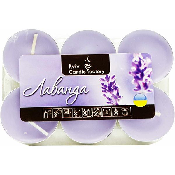 Свічка Лаванда 7004 Kyiv Candle Factory