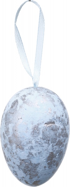 Декорация пасхальная Цветные яйца с лентой набор из 6 шт