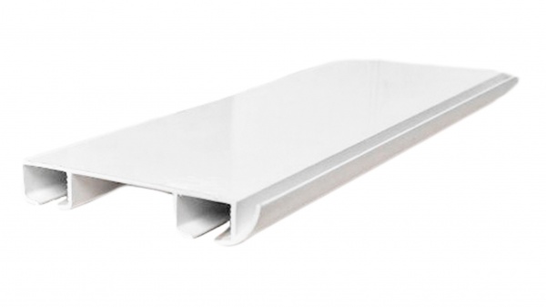 Карниз АЛЮТЕРРА БР-20 люкс подвійний 350 см білий 1 шт. 