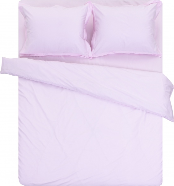 Комплект постільної білизни євро світло-рожевий Homeline 