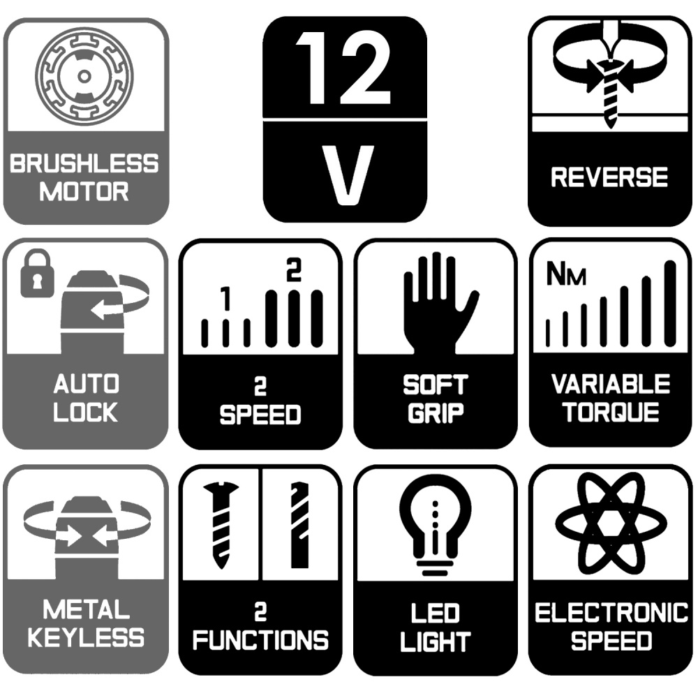 Шуруповерт акумуляторний Expert Tools IN-LXF12