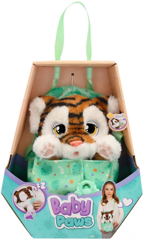 Игрушка интерактивная Baby Paws W3 Тигрёнок 927650IM