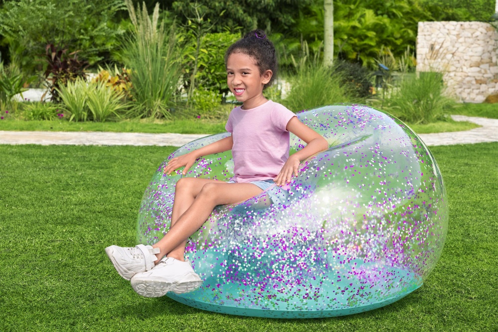 Кресло Bestway Glitter Dream Inflate-a-Chair 114х112х66 см