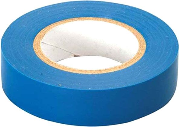 Изолента 0.13х19мм 20м синяя ПВХ 1319-20BL