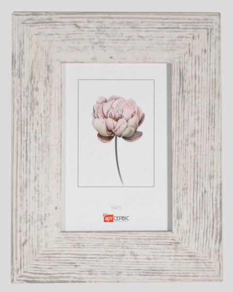 Рамка для фото Арт-Сервіс ЭА-01709 10x15 см белый мрамор 