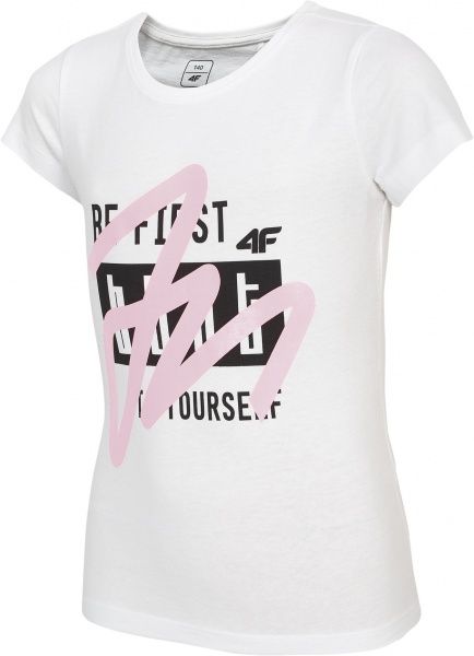 Футболка 4F HJL21-JTSD004-10S р.134 белый