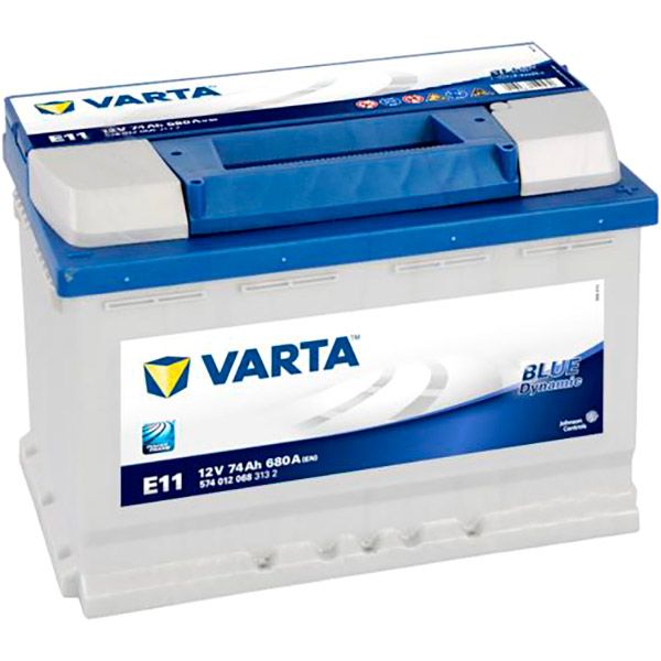 Акумулятор автомобільний Varta E11 74А 12 B 574012068 «+» праворуч