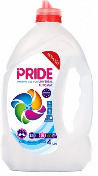 Гель для машинной стирки Pride универсальный Горная свежесть 4 л 