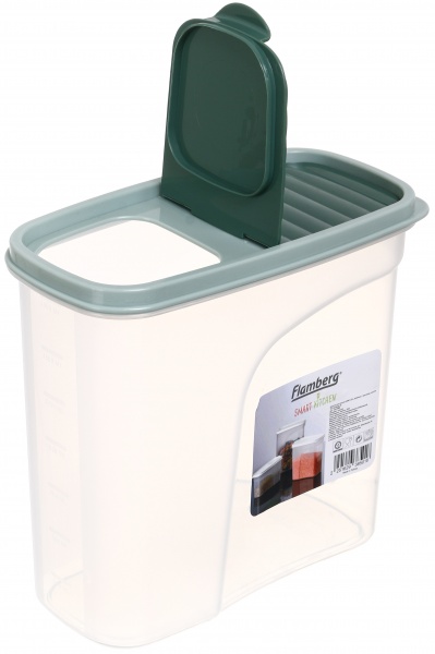Ємність для зберігання Sand 1,8 л трав`яна Flamberg Smart Kitchen