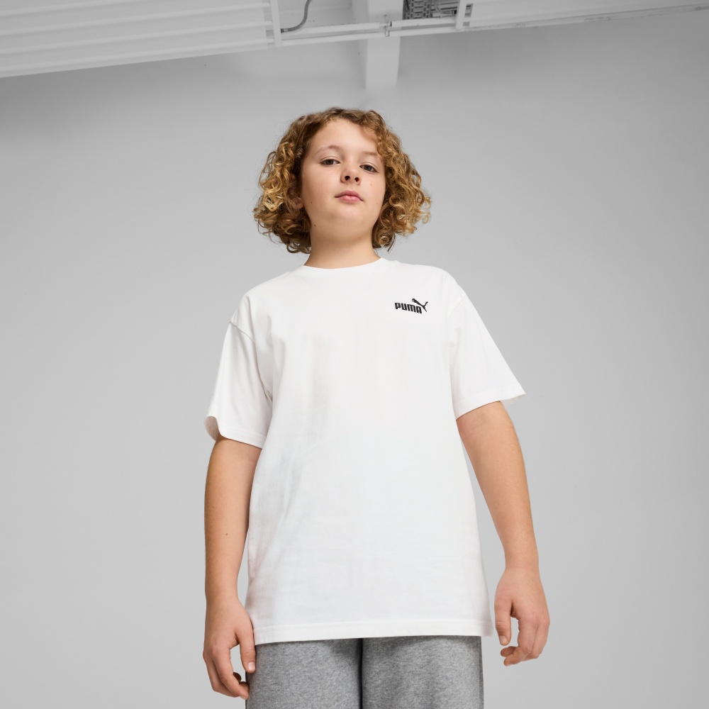 Футболка Puma ESS Small No. 1 Logo Relaxed Tee B 68492002 р.140 белый
