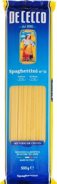 Макароны TM DE CECCO 500 г Spaghetti 