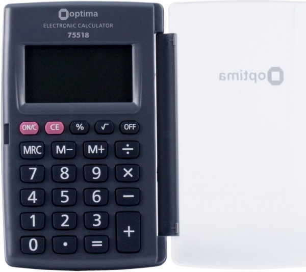 Калькулятор Optima 8 розрядів 104*628*105 мм Optima