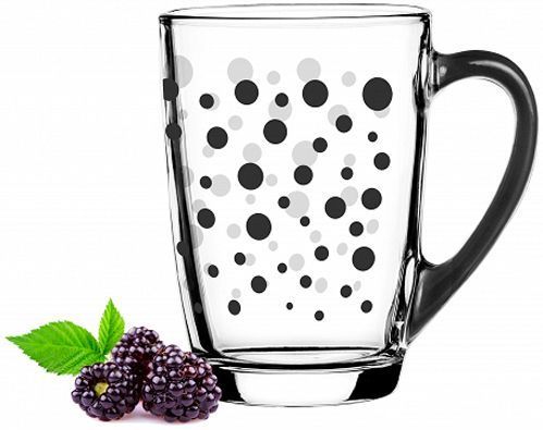 Чашка Black Dots 300 мл 10-0052-0300-7195-25 Glasmark