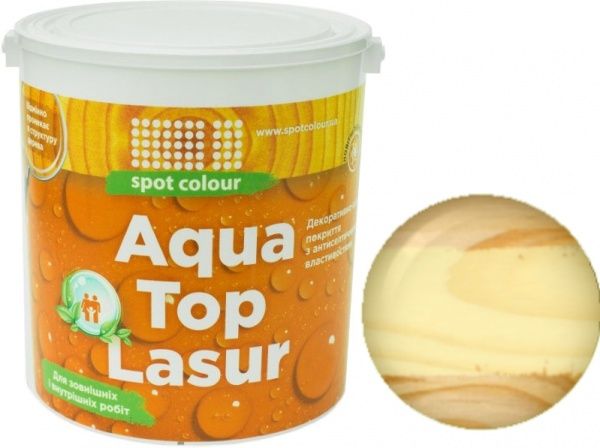 Лазур-антисептик Spot Colour Aqua Toplasur сосна шовковистий мат 2,5 л