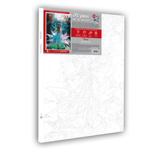 Картина за номерами Фея 953992 30x40 см Santi 