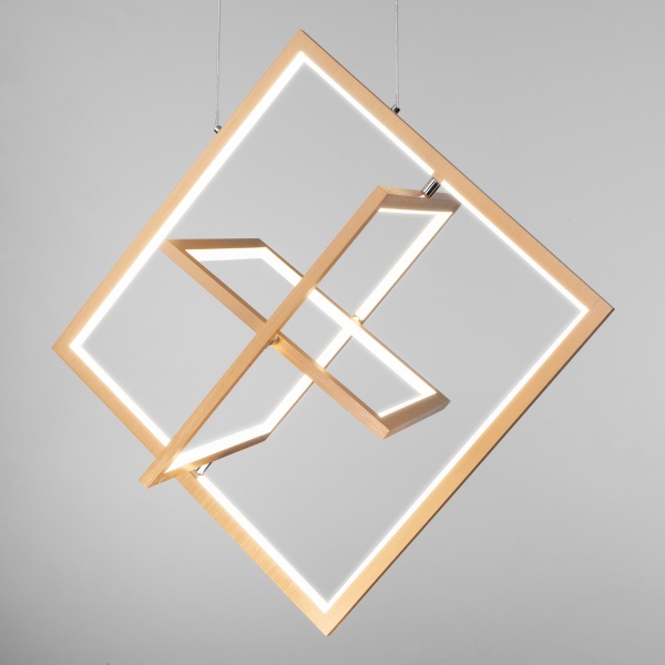 Підвіс Strotskis Maya LED 50 Вт білий/золото 90224/3 (золото) 