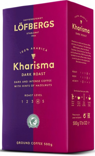 Кава мелена LOFBERGS Kharisma (7310050001692) 500 г