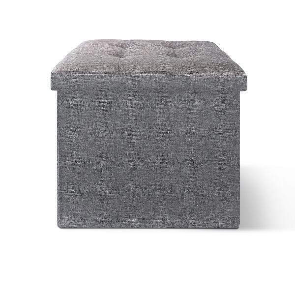 Ящик-пуф MVM TH-03 GRAY 380x380x380 мм
