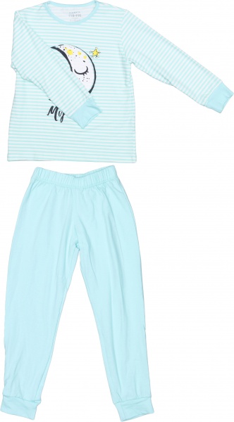 Піжама дитяча для дівчаток KOSTA 1494-5 р.110–116 блакитний 