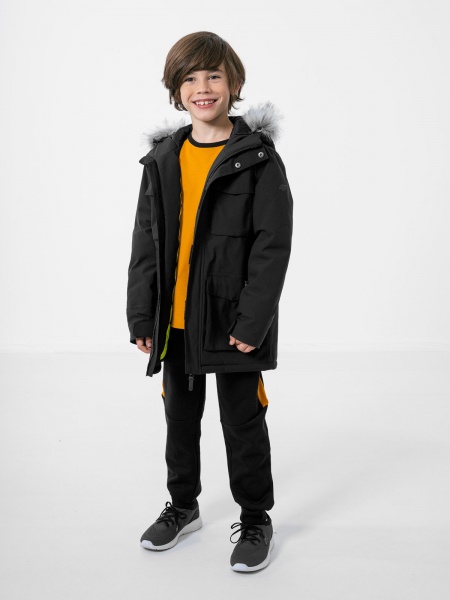 Куртка-парка 4F JACKET JKUM001 HJZ22-JKUM001-20S р.152 чорний
