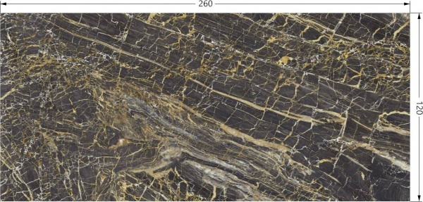 Плитка Cifre Black Golden Pulido 120x120 