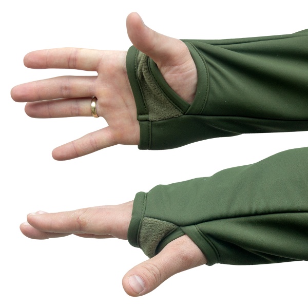 Кофта Expert ® Кофта флісова тактична на застібці з каптуром біфлекс р. L хакі