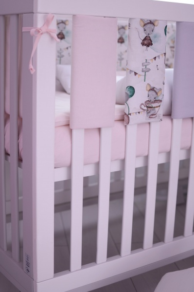 Захист на дитяче ліжко Фенс-бампер 6 од. Mouse Baby Veres різнокольоровий 154.03.03 