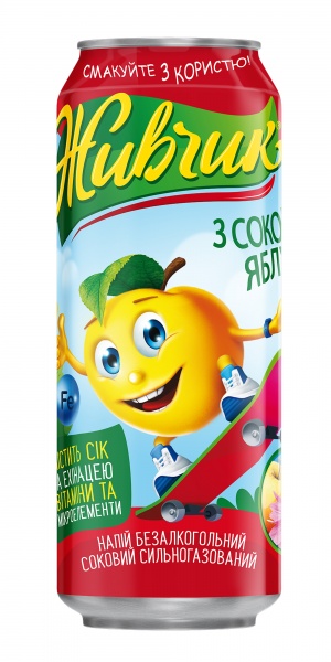 Напій Живчик з соком яблука 0,5 л 