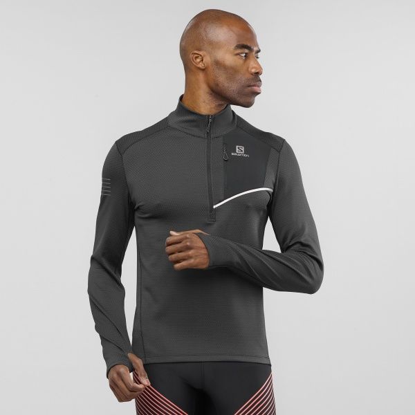 Джемпер Salomon FAST WING MID LC1163400 р. S чорний