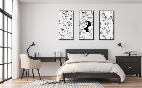 Картина модульная Поцелуй 80x120 см Юрис Проф Арт 