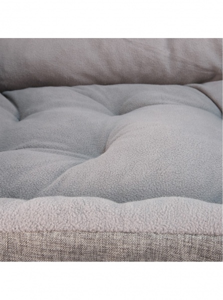 Лежак FX home Dream 65x47x15 см серый 022022