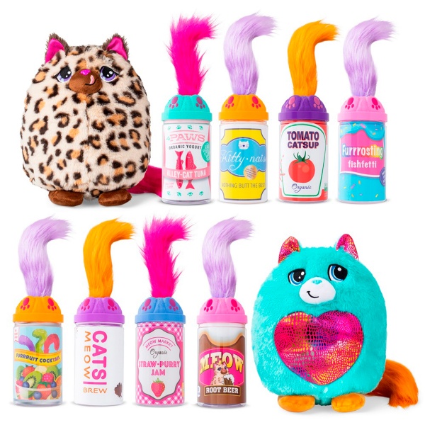 М'яка іграшка Misfittens W2 Котик у банці різнокольоровий 03936(W2)