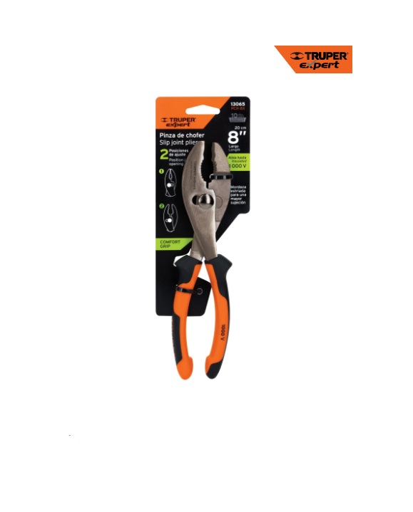 Пасатижі Truper Профі переставні Cr-V 200 мм PCH-8X