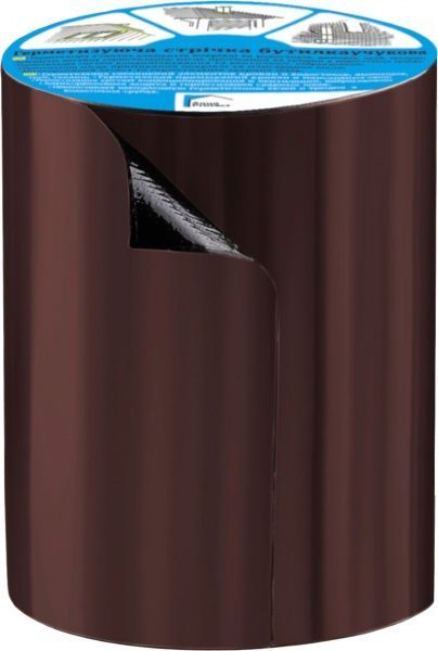 Лента герметизирующая бутилкаучуковая Aqua Protect 150 мм x 3 м коричневая