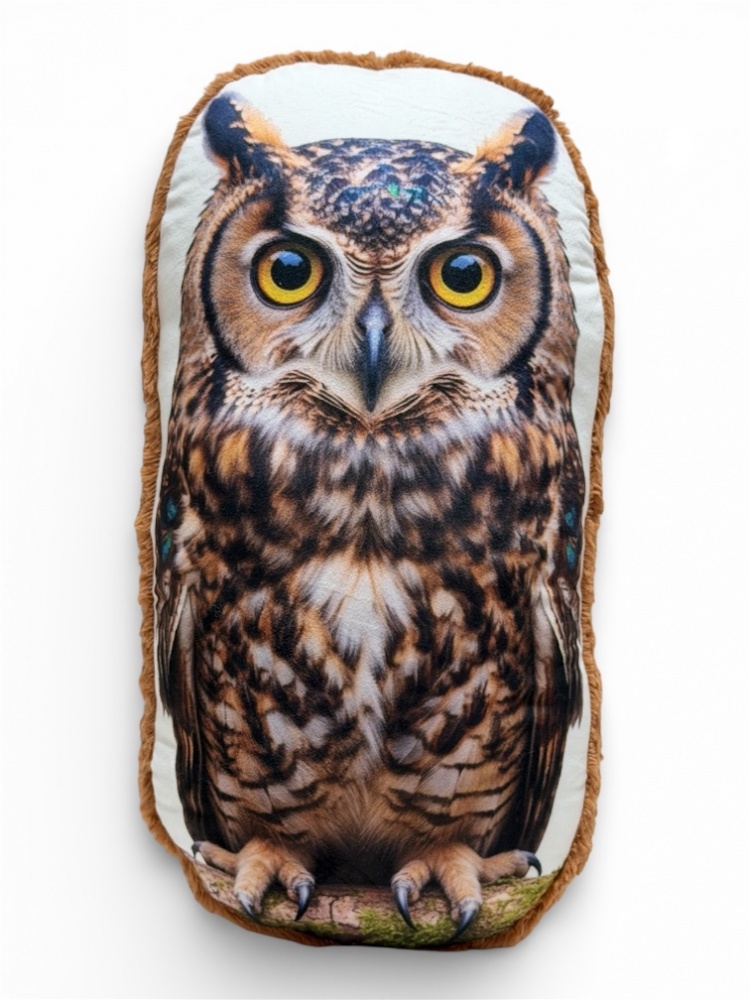 Подушка декоративна Сова 29x60 см бежевий Stip