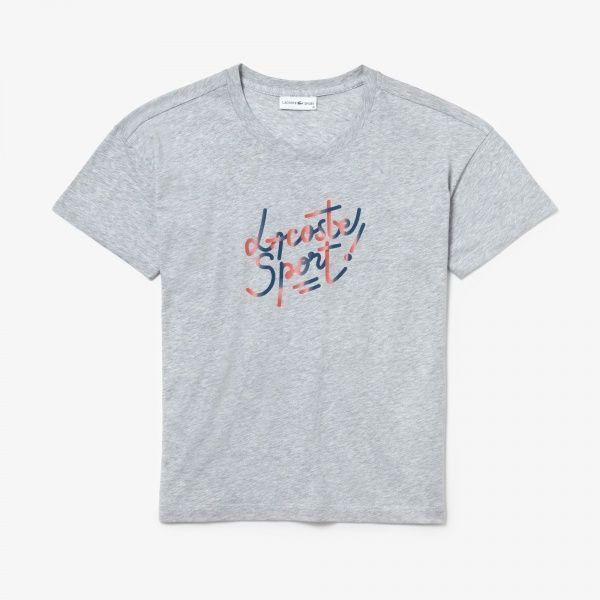 Футболка Lacoste TF346493U 34 сірий