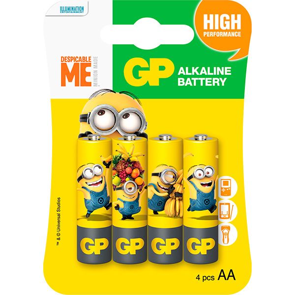 Батарейка GP Minions 15YOY-U АА 4 шт