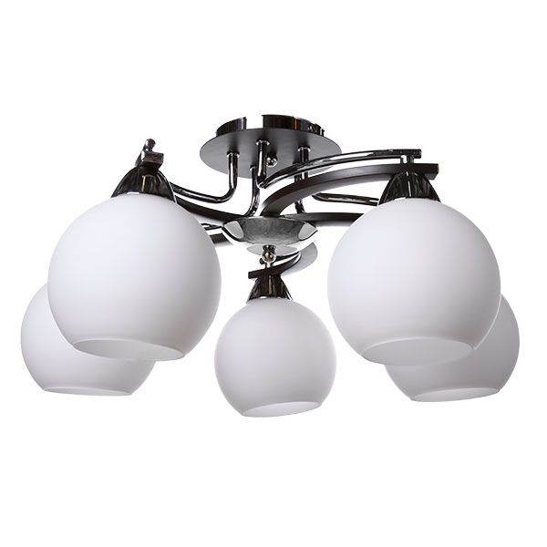 Люстра потолочная Victoria Lighting 5xE27 хром Sirius/PL5 
