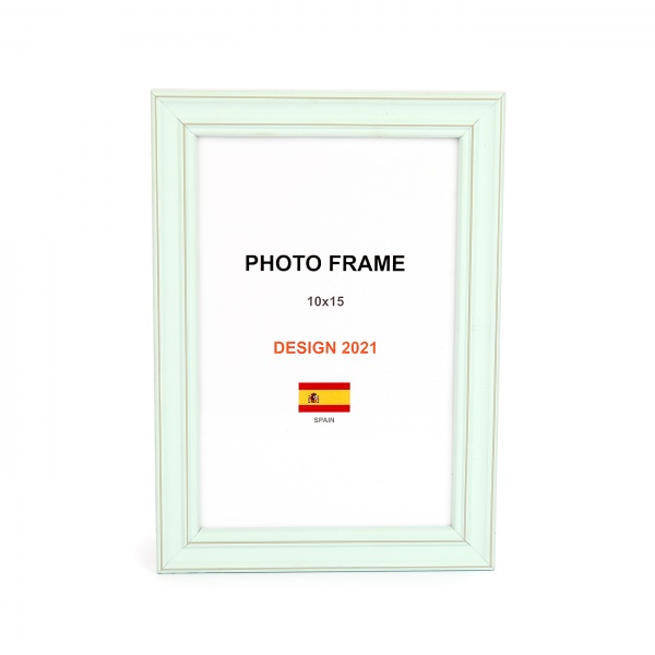Рамка для фото 1 фото 10x15 см м'ятний 