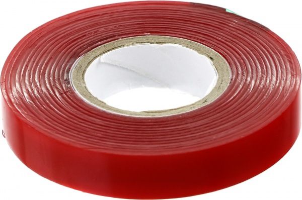 Двостороння автомобільна клейка стрічка силіконова 61499 10x2 м червоний