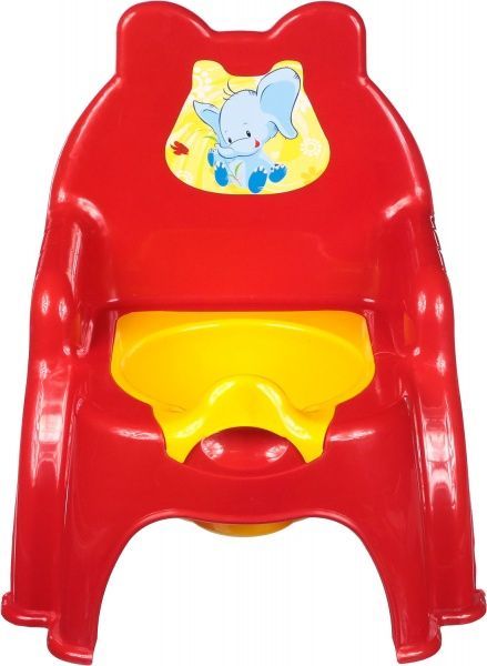 Горшок Долоні Слоник красный 013317/02/10