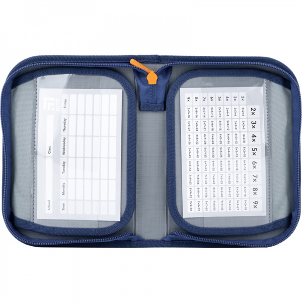 Пенал школьный Hot Wheels HW22-622 KITE синий с рисунком