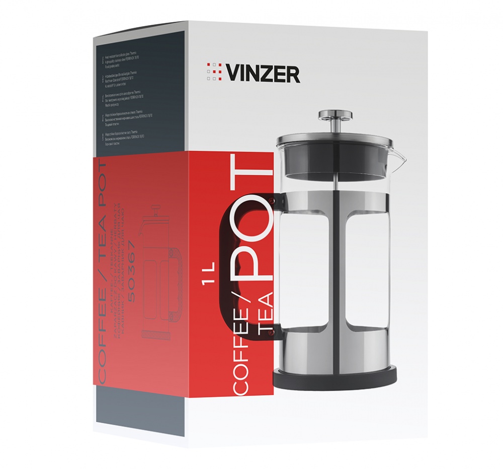 Френч-прес Vinzer 1 л 50367