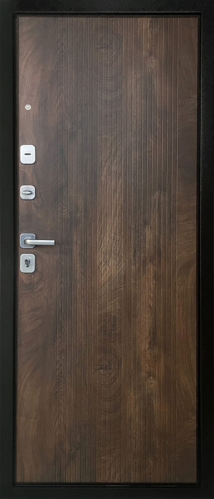 Дверь входная Двері БЦ Хотин (спил коньячный) медь 2050x960 мм правая