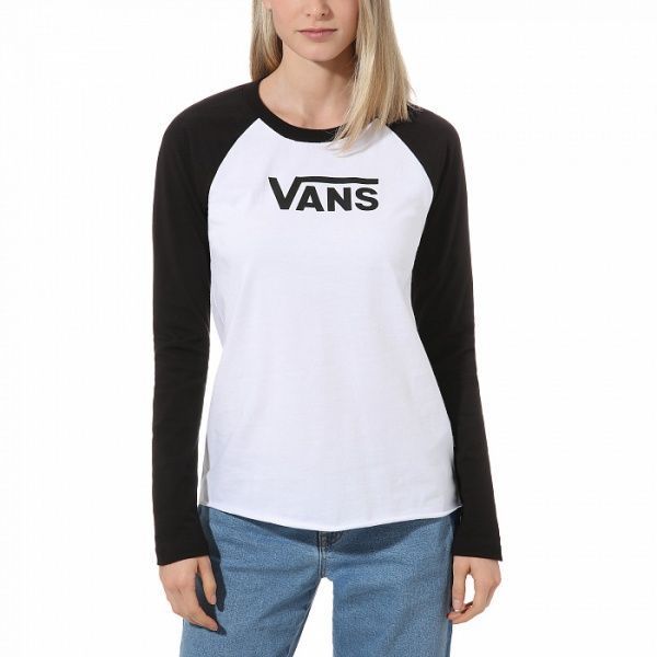 Футболка Vans FLYING V CLASSIC LS RAGLAN VA47XYYB2 XS білий