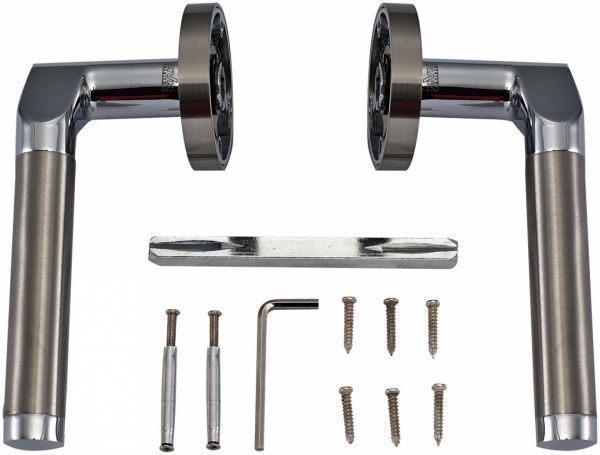 Ручка на розетці  MVM S-1103 хром